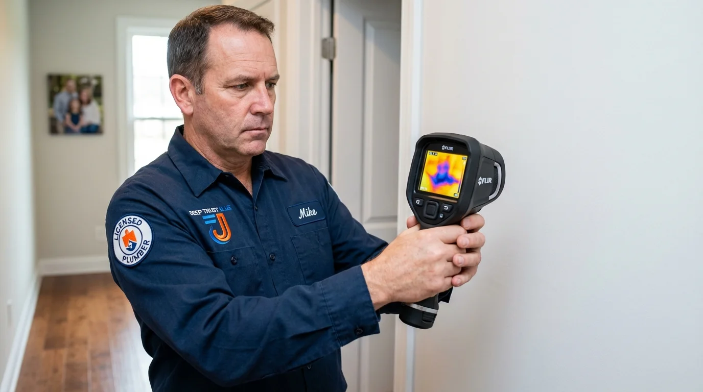 Thermal imaging leak detection by Johns Plumbing LLC in Galena Park
